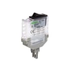 WAGO - Schaltermodul, mit Wechselschalter, Schaltspannung AC250V, transluzent