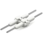 WAGO - Verbindungselement, Rastermaß 3mm, 2-polig, weiß