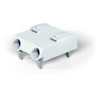 WAGO - THR-Leiterplattenklemme, Drücker, 0,75mm², weiß