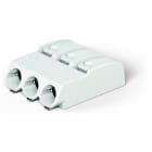 WAGO - SMD-Leiterplattenklemme, Drücker, 0,75mm², weiß