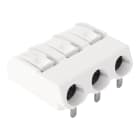 WAGO - THR-Leiterplattenklemme, Drücker, 1,5mm², weiß