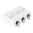 WAGO - SMD-Leiterplattenklemme, Drücker, 1,5mm², weiß
