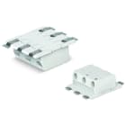 WAGO - SMD-Through-Board-Leiterplattenklemme, 0,75mm², Rastermaß 6,5mm, weiß