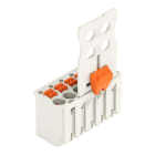 WAGO - 1-Leiter-Federleiste, Drücker, Push-in CAGE CLAMP®, lichtgrau