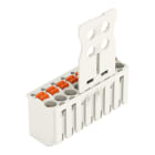 WAGO - 1-Leiter-Federleiste, Drücker, Push-in CAGE CLAMP®, lichtgrau