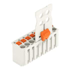 WAGO - 1-Leiter-Federleiste, Drücker, Push-in CAGE CLAMP®, lichtgrau