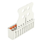 WAGO - 1-Leiter-Federleiste, Drücker, Push-in CAGE CLAMP®, lichtgrau