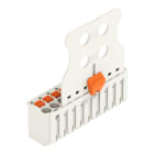 WAGO - 1-Leiter-Federleiste, Drücker, Push-in CAGE CLAMP®, lichtgrau