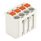 WAGO - 1-Leiter-Federleiste, Drücker, Push-in CAGE CLAMP®, lichtgrau