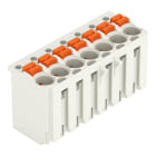 WAGO - 1-Leiter-Federleiste, Drücker, Push-in CAGE CLAMP®, lichtgrau