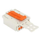 WAGO - 1-Leiter-Stiftleiste, Push-in CAGE CLAMP®, 1,5mm², lichtgrau