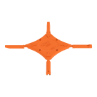 WAGO - Kodierstiftträger, passend für Rastermaß 3,5mm, orange