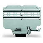 WAGO - Multimontageadapter, für Feder- und Stiftleisten, 25mm breit, grau