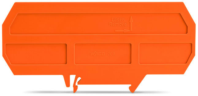 WAGO - Trennwand Ex e/Ex i, 3mm dick, 120mm breit, orange