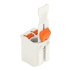 WAGO - 1-Leiter-Federleiste, Drücker, Push-in CAGE CLAMP®, lichtgrau