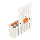 WAGO - 1-Leiter-Federleiste, Drücker, Push-in CAGE CLAMP®, lichtgrau