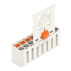 WAGO - 1-Leiter-Federleiste, Drücker, Push-in CAGE CLAMP®, lichtgrau