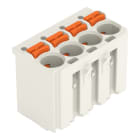 WAGO - 1-Leiter-Federleiste, Drücker, Push-in CAGE CLAMP®, lichtgrau