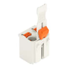 WAGO - 1-Leiter-Federleiste, Drücker, Push-in CAGE CLAMP®, lichtgrau