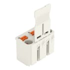 WAGO - 1-Leiter-Federleiste, Drücker, Push-in CAGE CLAMP®, lichtgrau