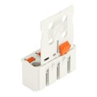WAGO - 1-Leiter-Federleiste, Drücker, Push-in CAGE CLAMP®, lichtgrau