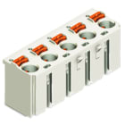 WAGO - 1-Leiter-Federleiste, Drücker, Push-in CAGE CLAMP®, lichtgrau