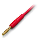 WAGO - Prüfstecker, Ø 2mm, mit 500mm-Leitung, rot