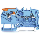 WAGO - 2-Leiter-Durchgangsklemme, mit Hebel und Push-in CAGE CLAMP®, 2,5mm², blau