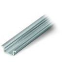 WAGO - Stahltragschiene, 15x5,5mm, 1mm dick, silberfarben