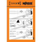 WAGO - Handhabungsaufkleber f.TOPJOB®S-Reihenklemmen Serien 2001/2002/2004/2006/2010/2016