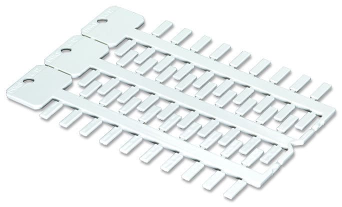 WAGO - Einsteckschild, für Plotter IP200, für die Verwendung in Tüllen, weiß