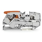 WAGO - 2-Leiter-Durchgangsklemme, mit Hebel und Push-in CAGE CLAMP®, 16mm², grau