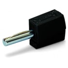 WAGO - Bananenstecker, für Buchsendurchmesser 4mm, schwarz