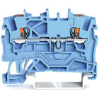 WAGO - 2-Leiter-Durchgangsklemme, mit Drücker, 1,5mm², blau