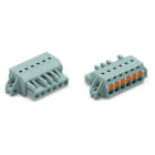 WAGO - 1-Leiter-Federleiste, Drücker, Push-in CAGE CLAMP®, grau