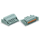 WAGO - 1-Leiter-Federleiste, Drücker, Push-in CAGE CLAMP®, grau