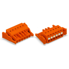 WAGO - 1-Leiter-Federleiste, Drücker, Push-in CAGE CLAMP®, orange