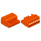 WAGO - 1-Leiter-Federleiste, Drücker, Push-in CAGE CLAMP®, orange