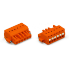 WAGO - 1-Leiter-Federleiste, Drücker, Push-in CAGE CLAMP®, orange