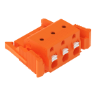 WAGO - 1-Leiter-Federleiste, Drücker, Push-in CAGE CLAMP®, orange