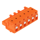 WAGO - 1-Leiter-Federleiste, Drücker, Push-in CAGE CLAMP®, orange