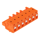 WAGO - 1-Leiter-Federleiste, Drücker, Push-in CAGE CLAMP®, orange