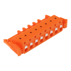 WAGO - 1-Leiter-Federleiste, Drücker, Push-in CAGE CLAMP®, orange