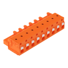 WAGO - 1-Leiter-Federleiste, Drücker, Push-in CAGE CLAMP®, orange