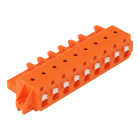 WAGO - 1-Leiter-Federleiste, Drücker, Push-in CAGE CLAMP®, orange