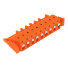 WAGO - 1-Leiter-Federleiste, Drücker, Push-in CAGE CLAMP®, orange