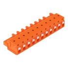 WAGO - 1-Leiter-Federleiste, Drücker, Push-in CAGE CLAMP®, orange