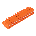 WAGO - 1-Leiter-Federleiste, Drücker, Push-in CAGE CLAMP®, orange