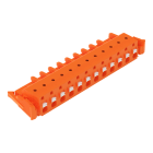 WAGO - 1-Leiter-Federleiste, Drücker, Push-in CAGE CLAMP®, orange