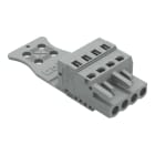 WAGO - 1-Leiter-Federleiste, CAGE CLAMP®, 2,5mm², grau